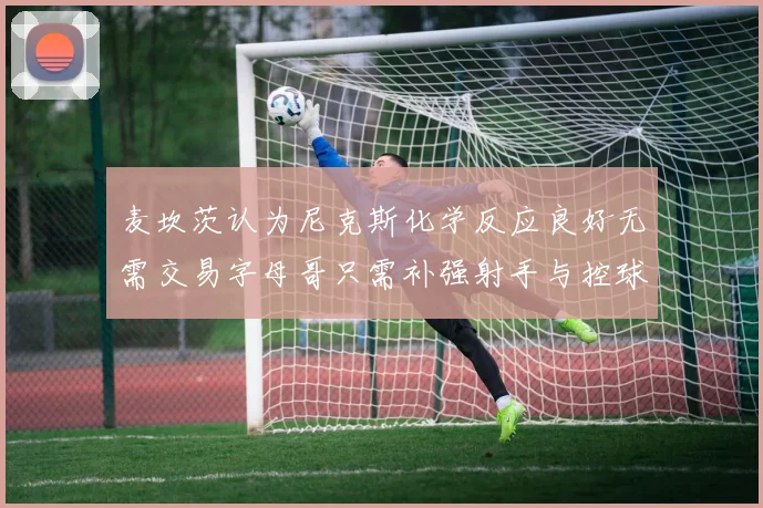 麦坎茨认为尼克斯化学反应良好无需交易字母哥只需补强射手与控球手